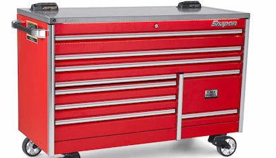 The New Snap On Has Introduced The Ketp682 A2 Pbo 68 In Nine Drawer Double Bank Epiq Series Stainless Steel Power Top With Led Light