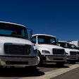 07.20.Medium-duty trucks on lot outside