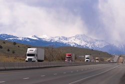 07.20.Multiple trucks on highway out west