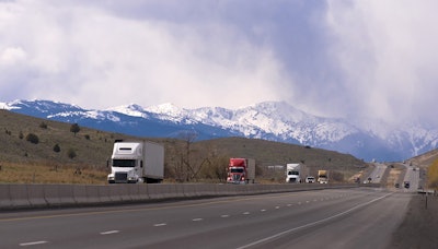07.20.Multiple trucks on highway out west
