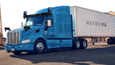 Waymo Via driverless truck