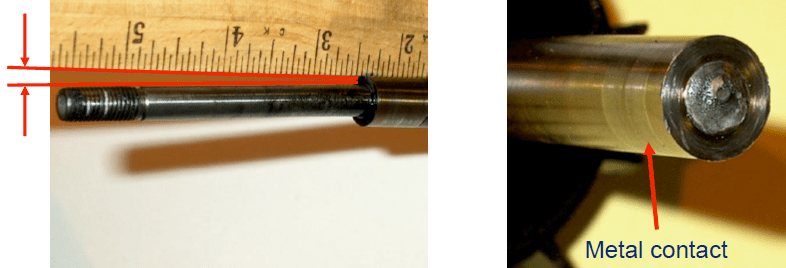 Bent or broken shafts due to rotor imbalance caused by lack of lubrication. Source: BorgWarner