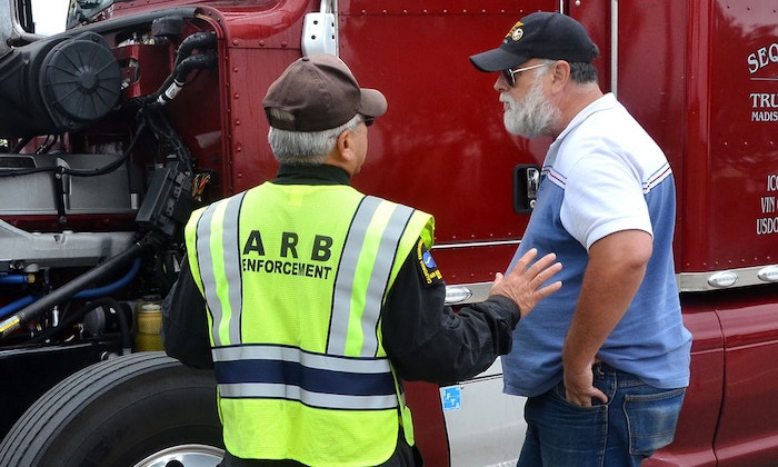 California air resources board CARB inspection