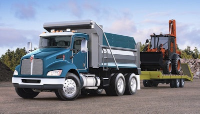 Kenworth T370 dump truck
