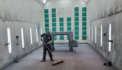 repair shop paint booth