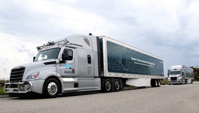 Daimler and Torc partnership truck