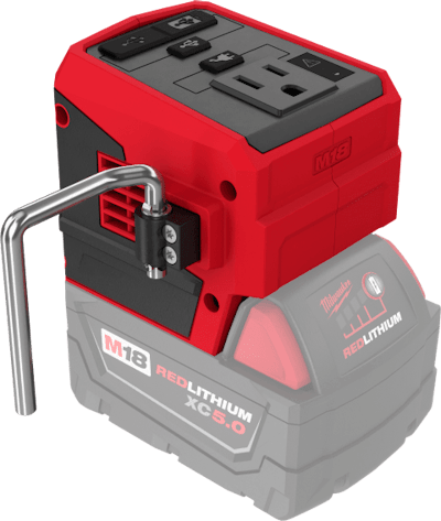 Milwaukee Tool Announced Its Newest Way To Recharge Or Power Devices On The Jobsite โ The M18 Top Off 175 W Power Supply