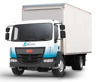 Peterbilt 22EV box truck