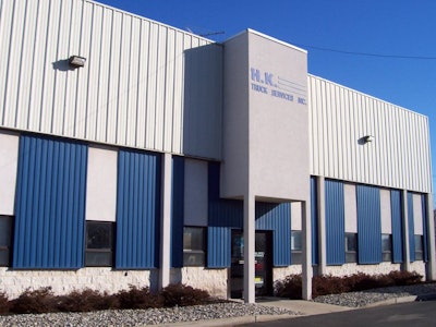 front of the building