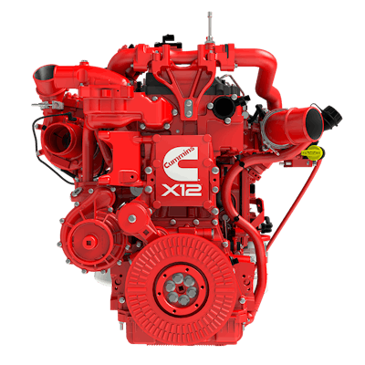 The Cummins X12 for 2021 gets access to Cummins’ Acumen connectivity module, offering connected software updates and diagnostics via new engine control module.