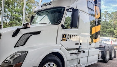 Truck With Diesel Laptops Logo