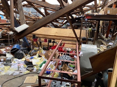 In the middle of both storm paths, Lake Charles Truck Equipment