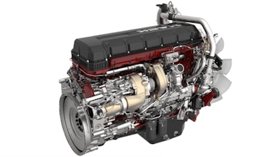 Mack Trucks announced a new version of its 13-liter Mack MP8HE engine