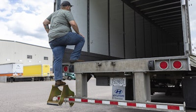 RETRAC has introduced the HighRise, a folding rear entry step