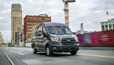 Ford E Transit 2022 On Road