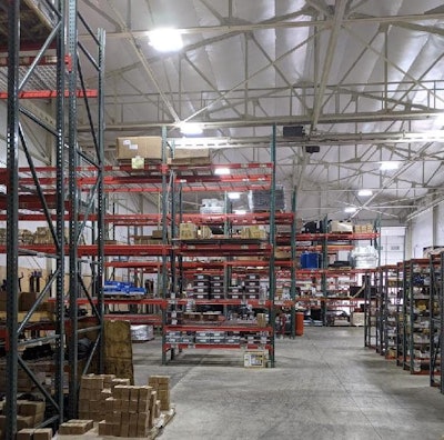 Setting up and racking Six Robblees’ master warehouse in Spokane, Wash.