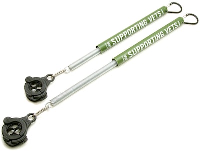 Phillips' Qwik-Change Tracker Spring Kit with Qwik-Clamp, designed with a green “Supporting Vets” sleeve