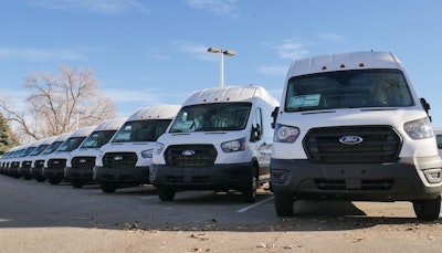 Lightning eMotors transit vans