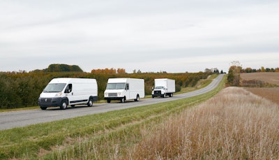Utilimaster vans upfitted by The Shyft Group.