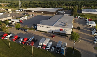 Mid-State Trucks aerial view