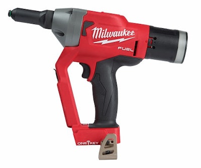 Milwaukee Tool Has Introduced The M18 Fuel 1/4 In Blind Rivet Tool W/One Key