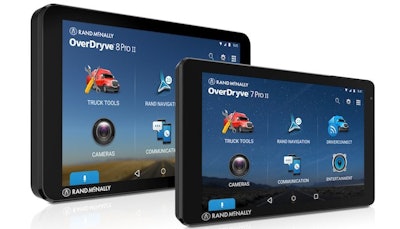 Rand Mc Nally Announced The Availability Of The Over Dryve 7 Pro Ii