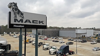 New Houston location for Vanguard Truck Centers | Mack and Volvo customers are getting a new sales and service location in the dealer networks operated by Vanguard, who invested $23 million in the facility toward better service and support. Vanguard now operates 20 different sites in six states, including Arizona, Georgia, Illinois, Missouri, South Carolina and Texas, The new, 120,000 square-foot facility rests on 23 acres at 12935 Crosby Freeway, north of U.S. 90. It featured 44 heated and air-conditioned service bays staffed by 42 technicians, half whom are master technicians, and the dealership employs 151 people and offers new truck sales of both Mack and Volvo, used truck sales, leasing and rental, service and financing and insurance. It also operates a 24/7 mobile service fleet.