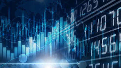 stylized graphs and numbers
