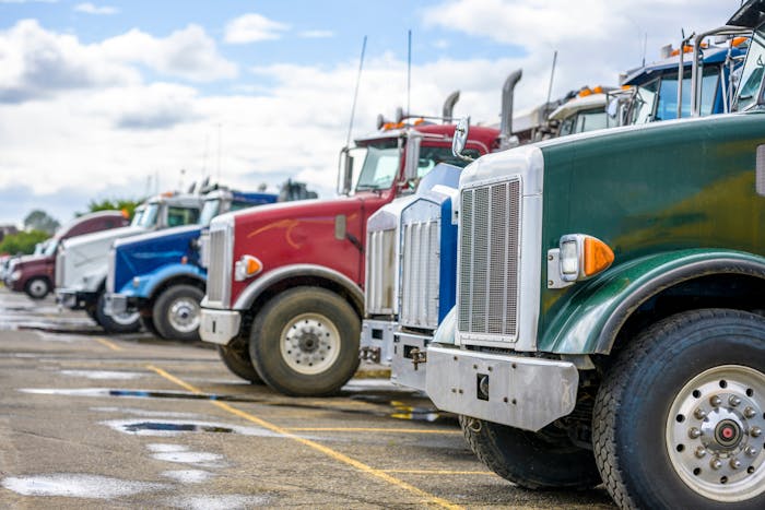 Shutterstock Used Trucks Parked