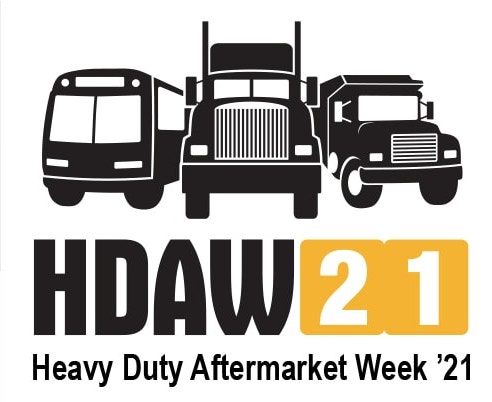 HDAW 21 Heavy Duty Aftermarket Week '21 logo