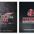 French cover of Minimizer catalog and Spanish cover of Premier Manufacturing catalog.