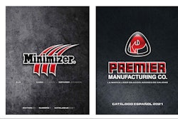 French cover of Minimizer catalog and Spanish cover of Premier Manufacturing catalog.