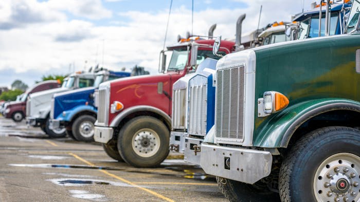 Shutterstock Used Trucks In Lot