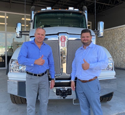 Todd Hays and Eric Johns, the new partnership leading Kenworth of South Florida.