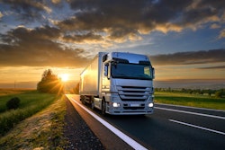 Frost And Sullivan Truck On Road