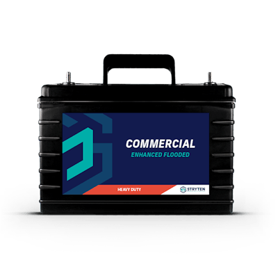 Stryten commercial enhanced flooded battery