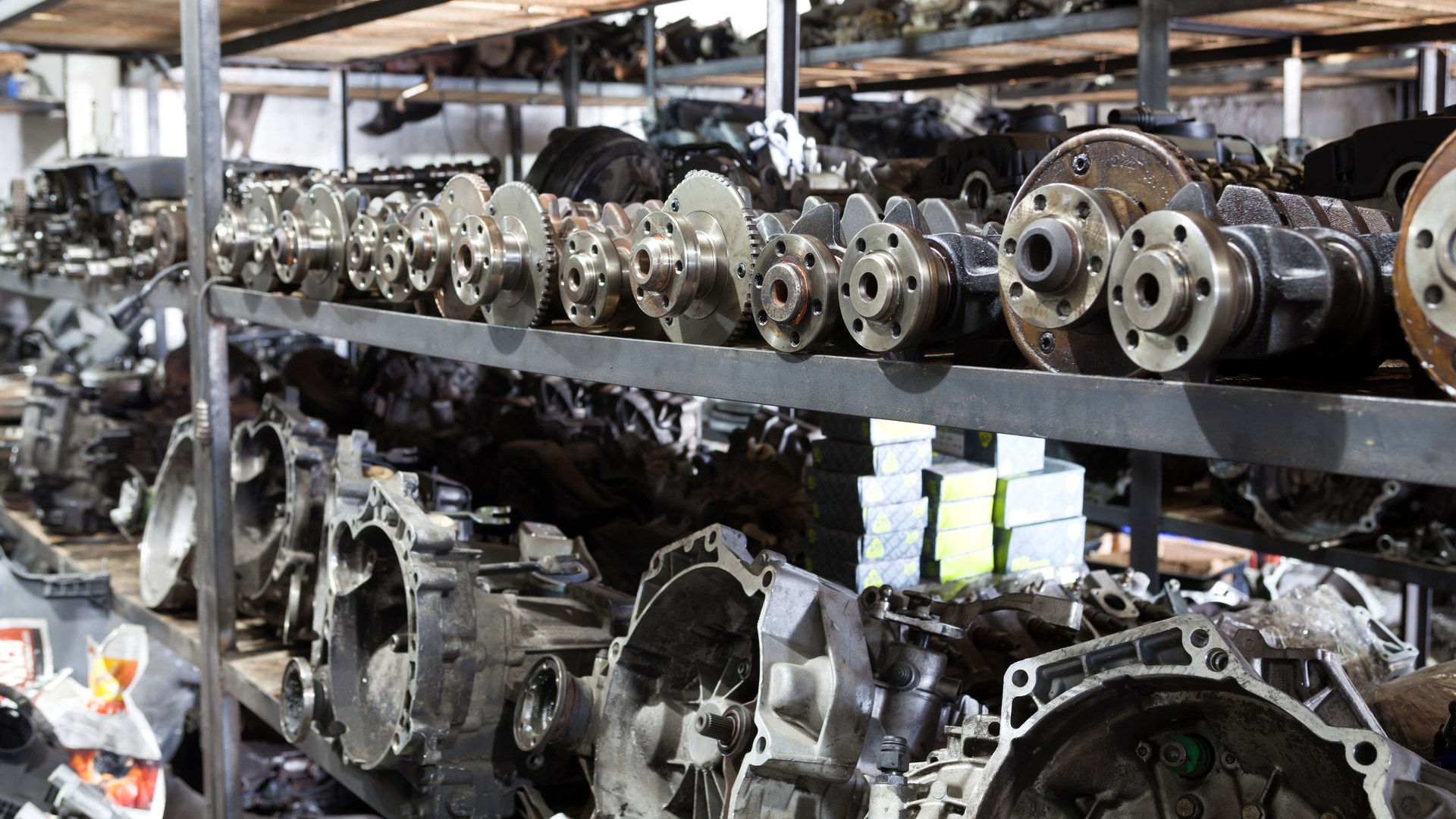 Salvage yards are receiving an increase in parts demand  Trucks 