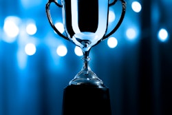 Trophy on display