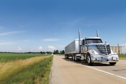 International Lonestar With Grain Trailer