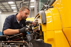 A young technician at work