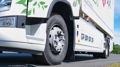 Continental tire being tested in Germany