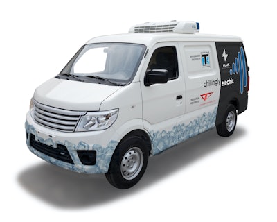 ELMS and Thermo King electric vehicle