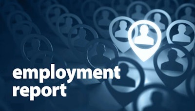 Logo for trucking employment report