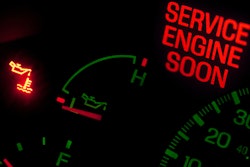 Service Engine indicator light