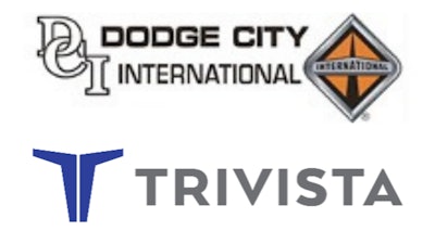 Logos for Trivista and Dodge City International