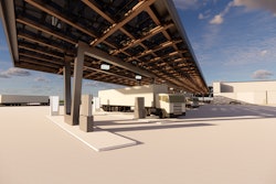 WattEV heavy-duty charging canopies