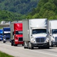 Trucks on highway