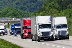 Trucks on highway