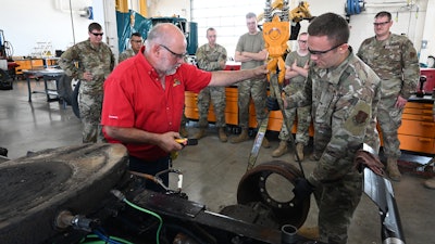 Air National Guard truck training
