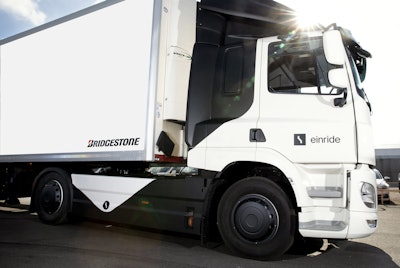 Einride truck with Bridgestone tires